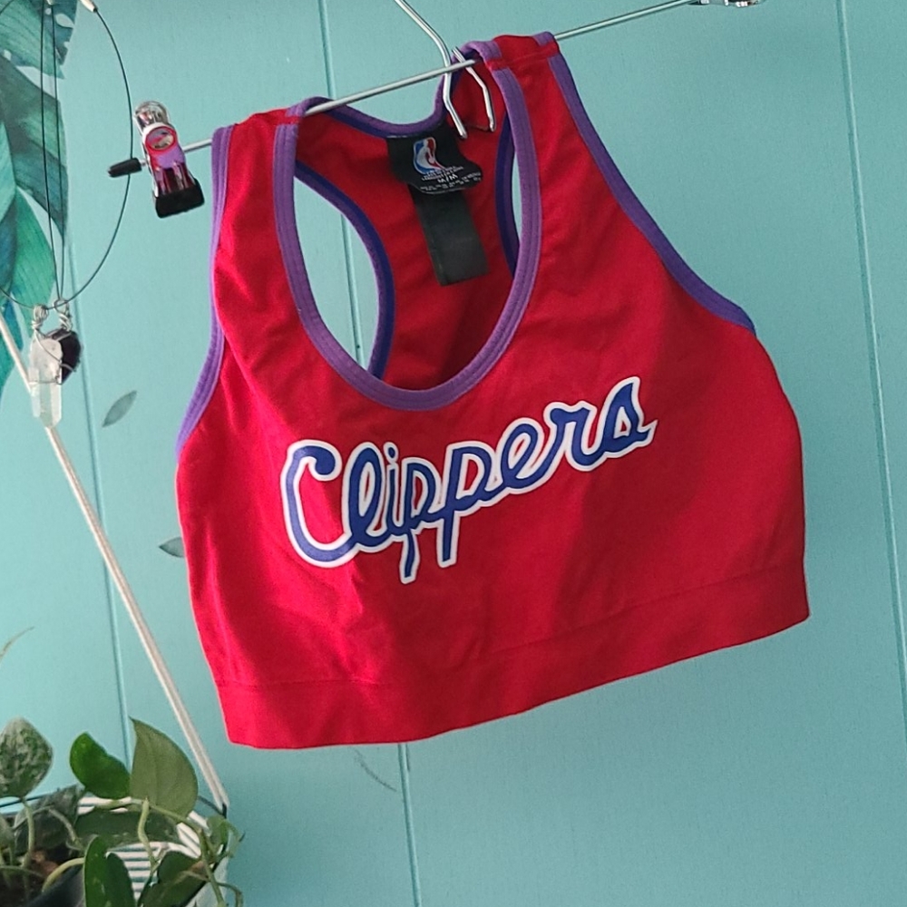 LA Clippers medium sports bra